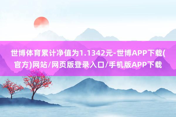 世博体育累计净值为1.1342元-世博APP下载(官方)网站/网页版登录入口/手机版APP下载