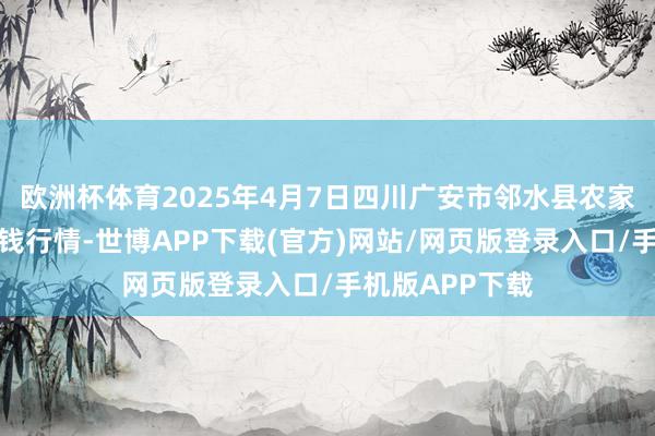 欧洲杯体育2025年4月7日四川广安市邻水县农家具往还中心价钱行情-世博APP下载(官方)网站/网页版登录入口/手机版APP下载