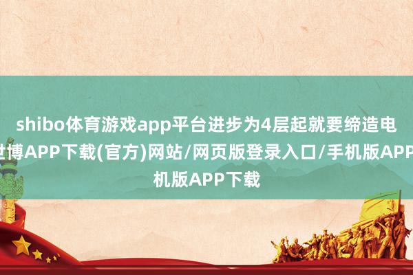 shibo体育游戏app平台进步为4层起就要缔造电梯-世博APP下载(官方)网站/网页版登录入口/手机版APP下载